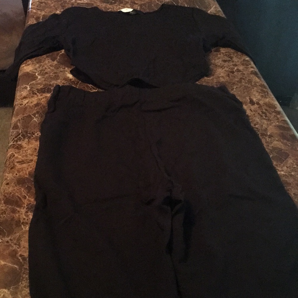 Black Two piece Set